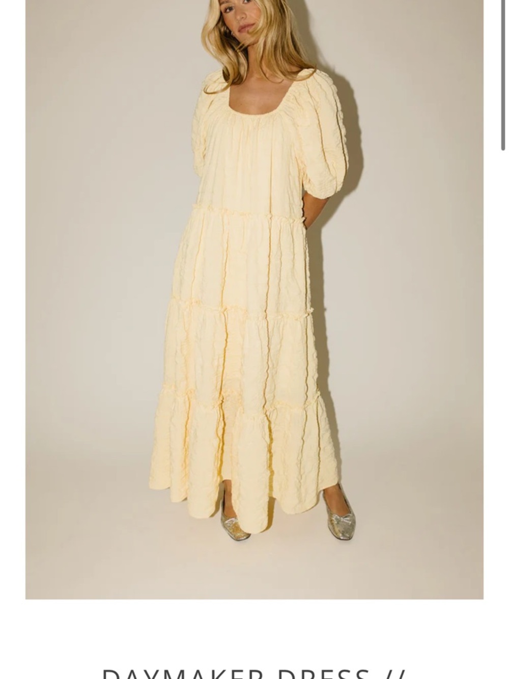 Shop Zoco Daymaker Dress Yellow (Medium)